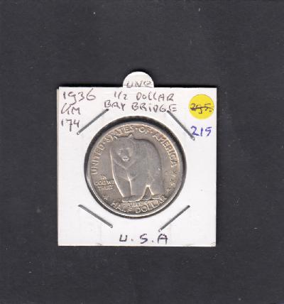 Beschrijving: 1/2 Dollar BAY BRIDGE